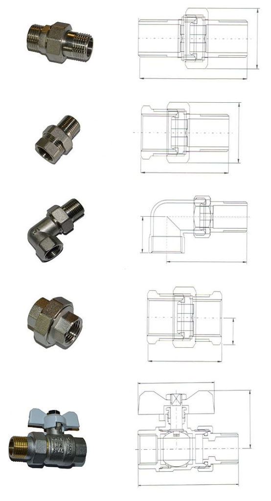 Американка: сантехника и способы соединений труб из различных материалов