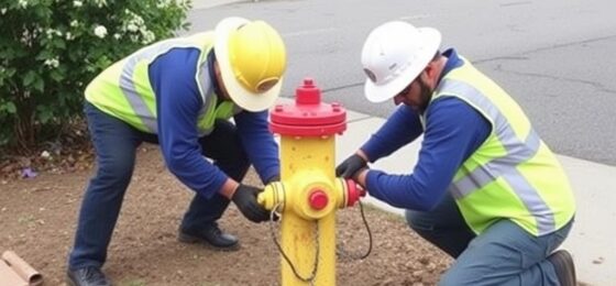 Монтаж пожарных гидрантов: от проекта до первого испытания